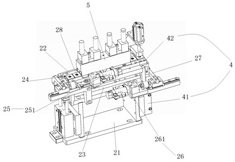 Water core material overturning and carrying device