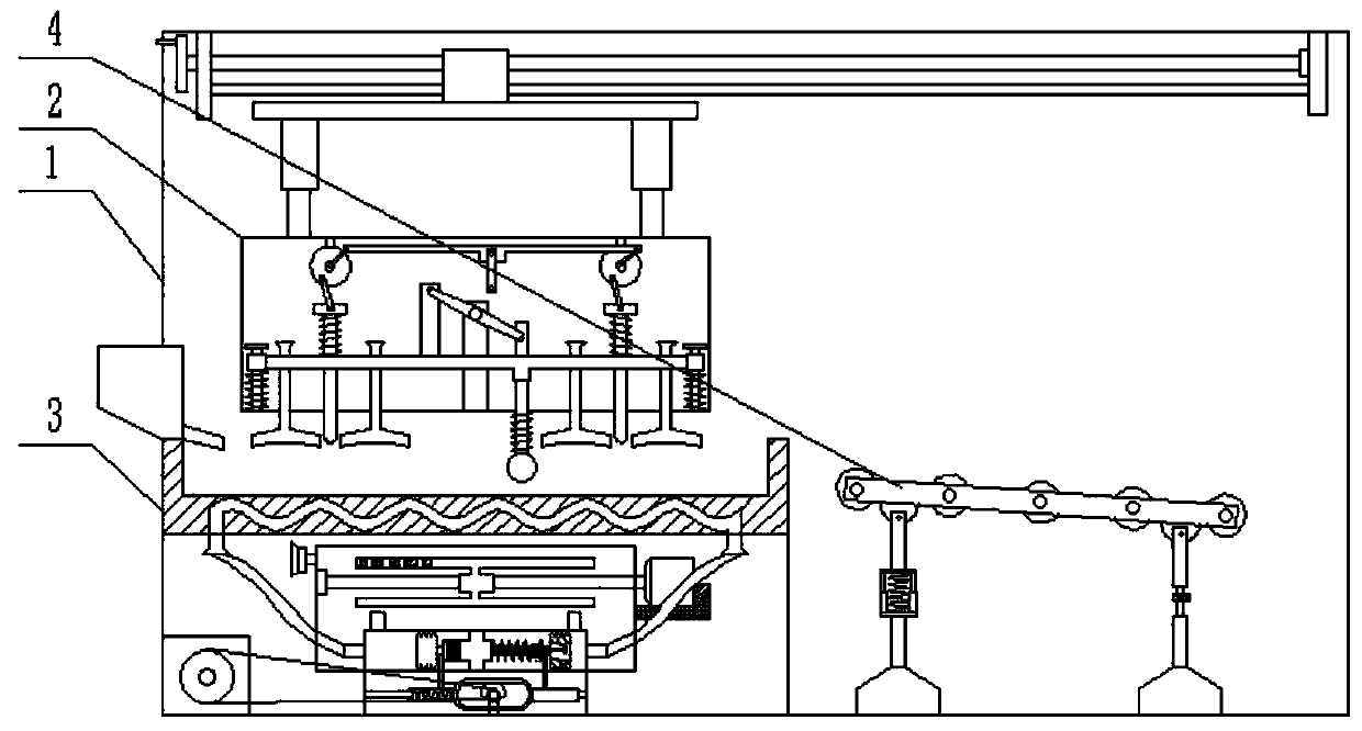 Forming device for marble manufacturing