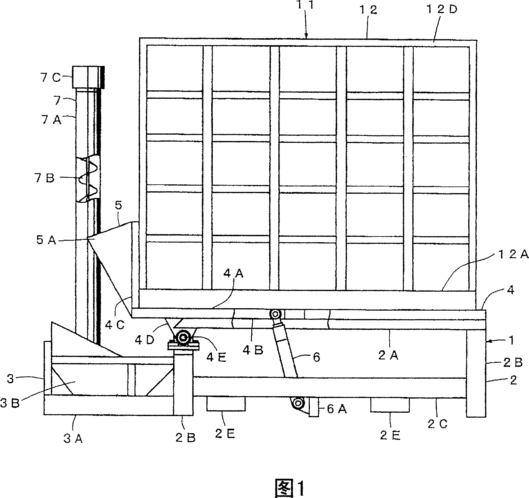 Container device for fertilizer dispatching