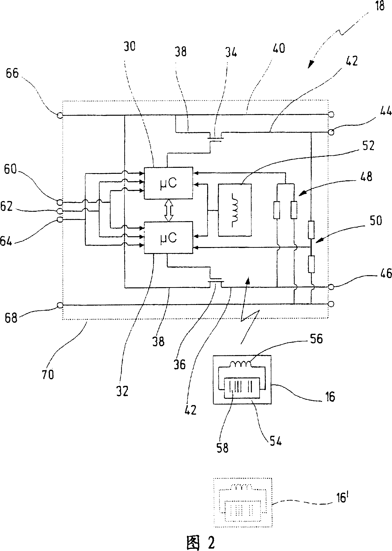 Signaling device for a safety circuit