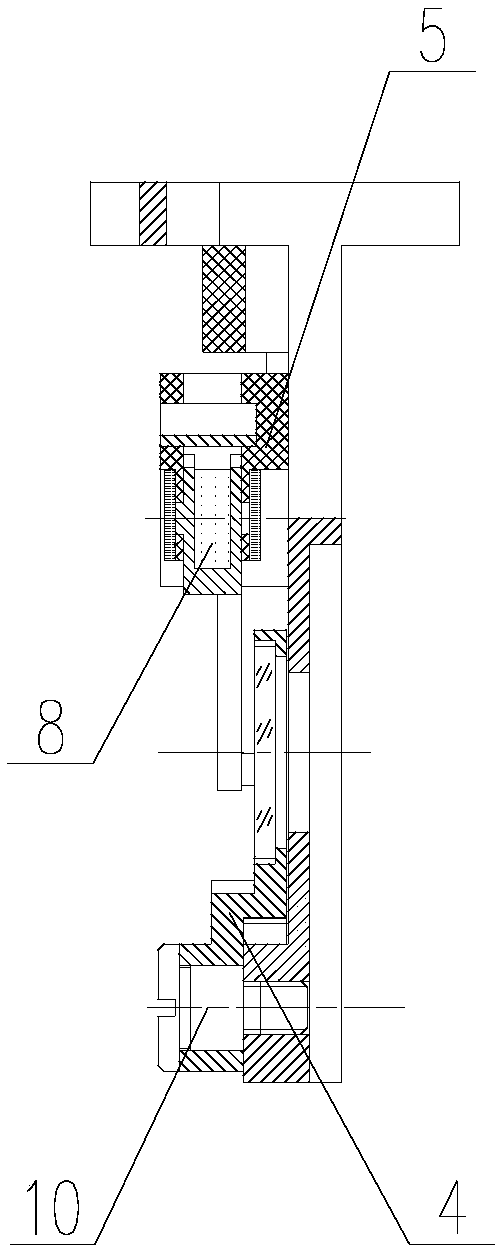 Visible light and near-infrared light switching mechanism based on electromagnetic driving