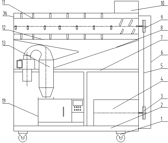 Automatic metering type single-plant soybean thresher