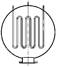 A gas-water separation fire arresting and explosion venting device