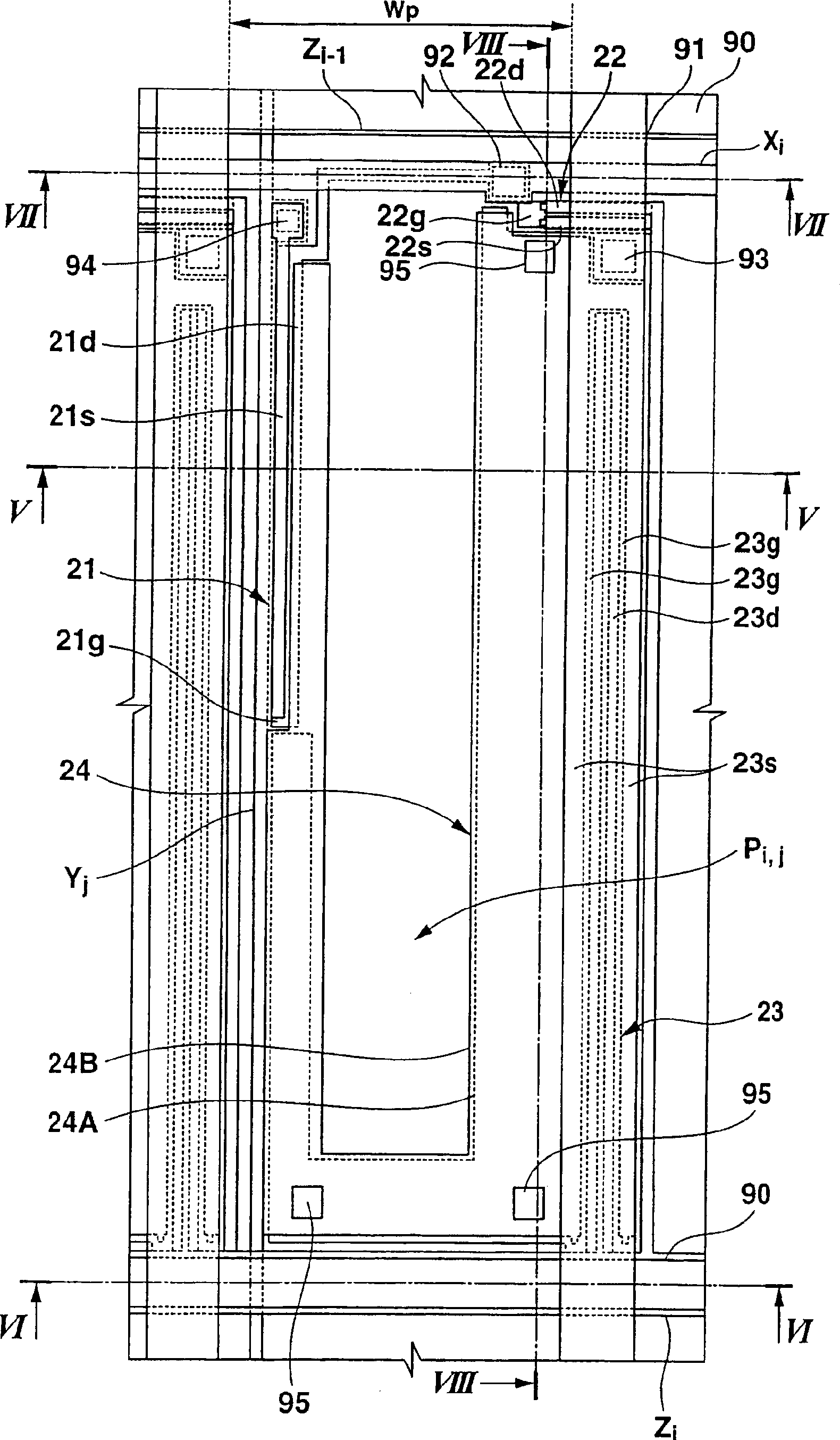 Transistor array substrate and display panel
