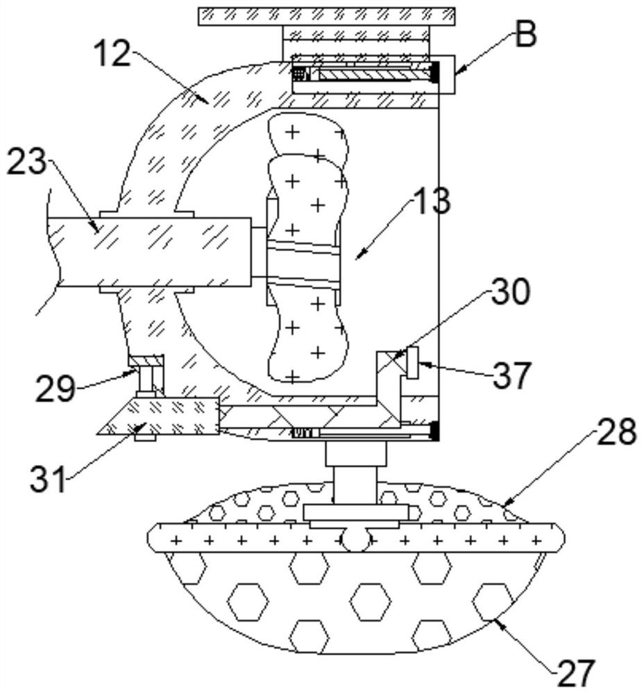 Propeller device capable of reducing organism following and preventing entrainment