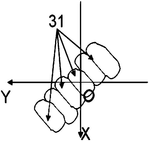 Rectangular double-ridge-waveguide torsional transmission line