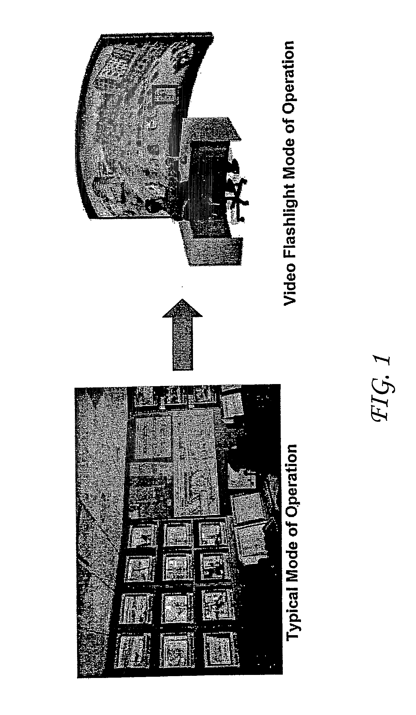 Method and System for Performing Video Flashlight