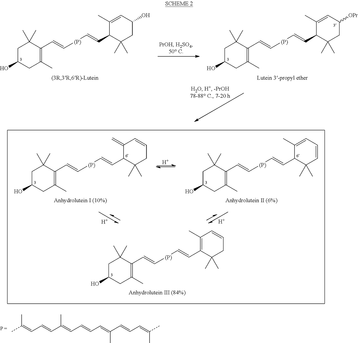 Process for a direct one-pot transformation of lutein to β-cryptoxanthin via its acetate ester