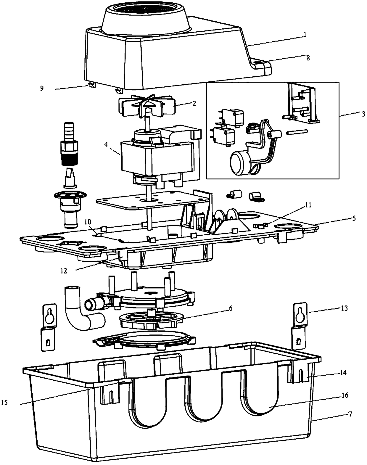 Condensate pump assembly