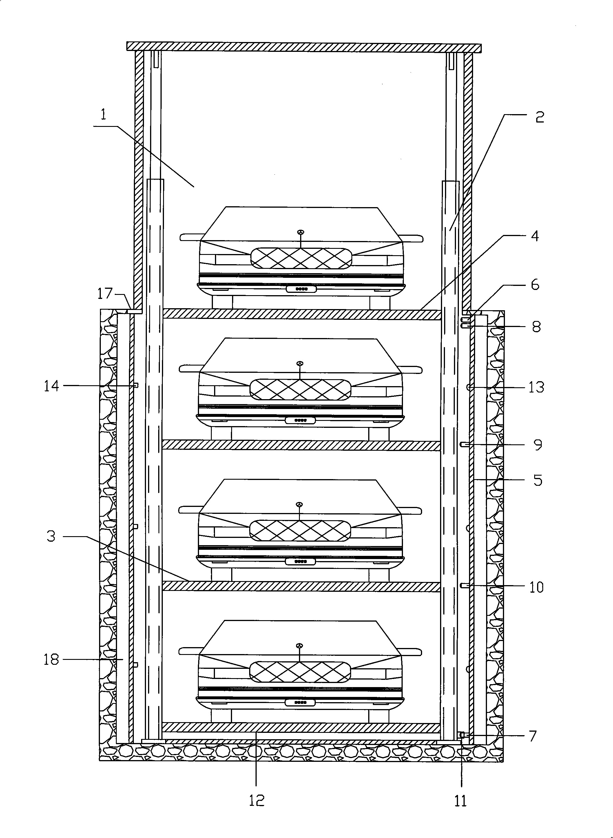 Installation method of lifting travel locating optoelectronic control device