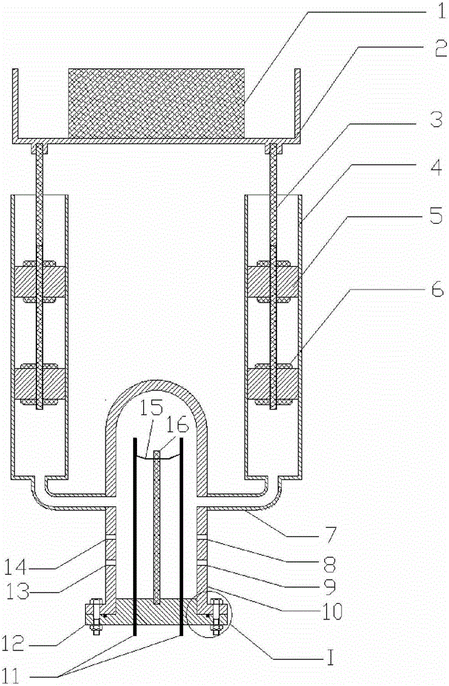 Constant-pressure apparatus used in testing of burning rate of solid propellant