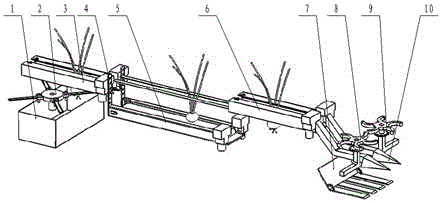 Bionic type onion harvesting device