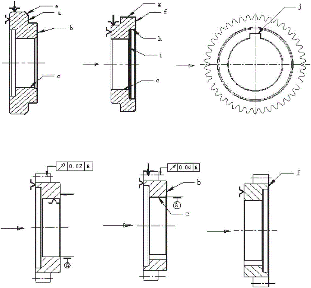 Preparation method of a corrosion-resistant oil pump gear