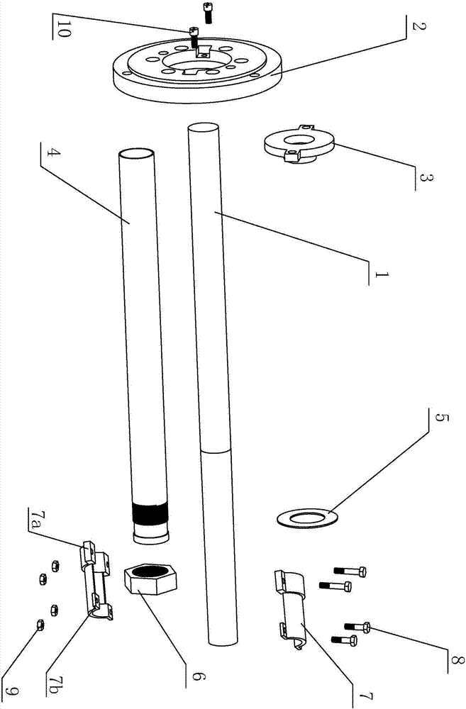 Assistant locating device of numerical control lathe spindle