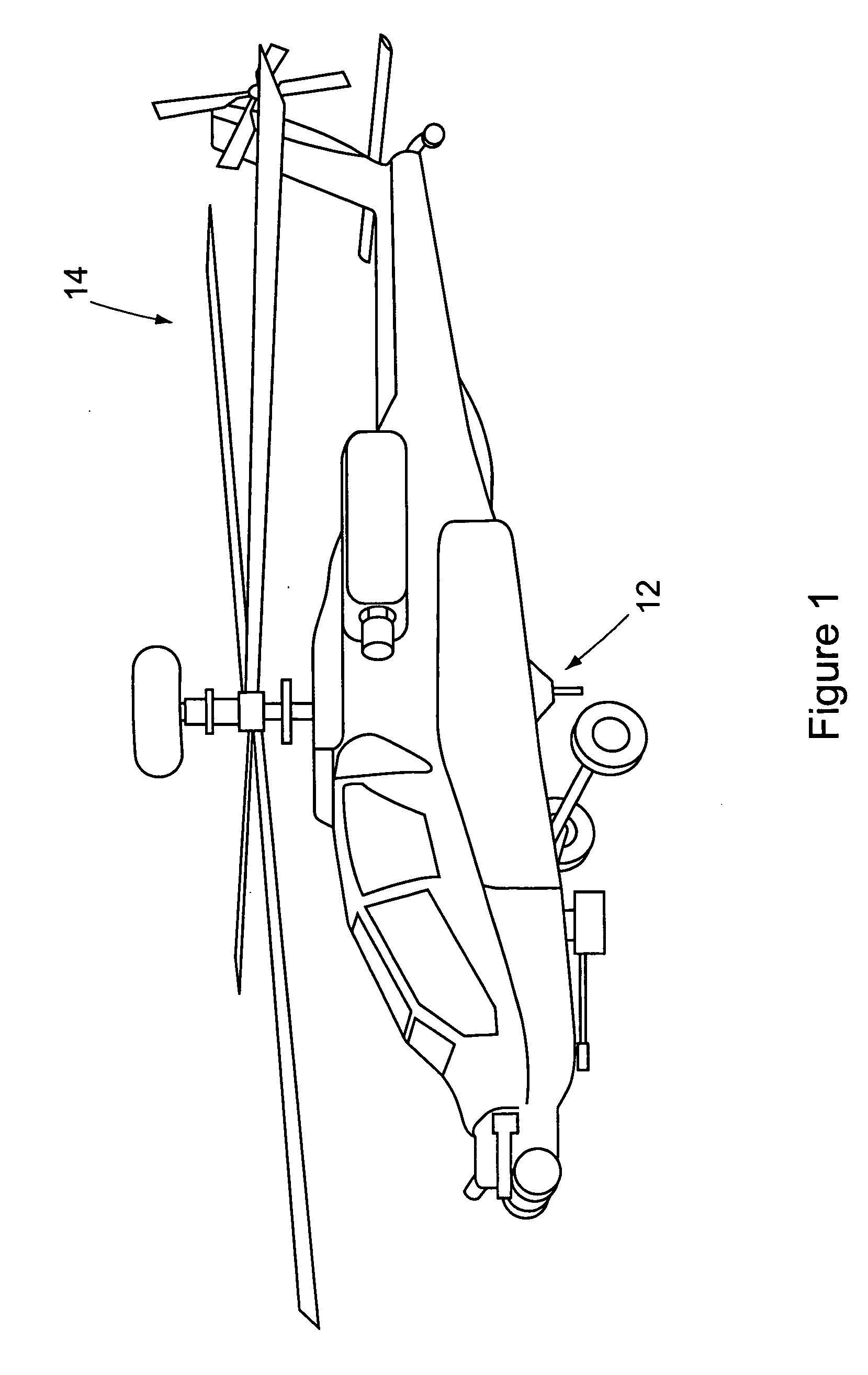 Landing assist apparatus with offset landing probe