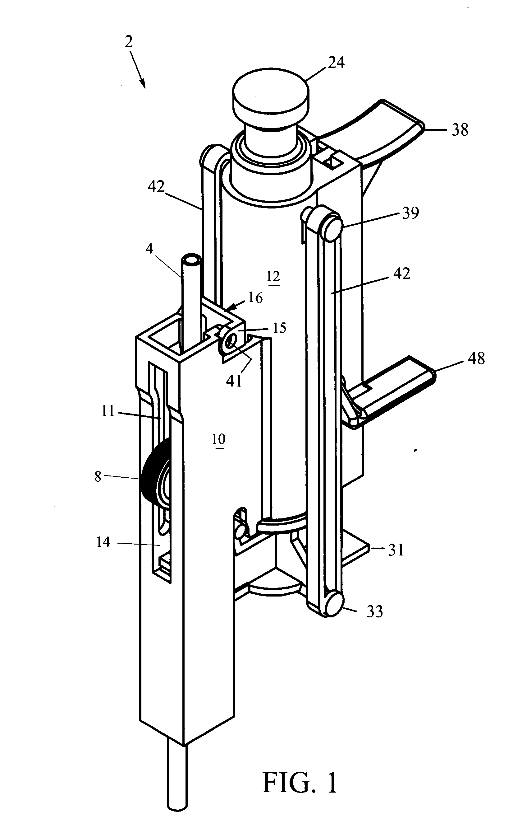IV regulator with integral flushing mechanism