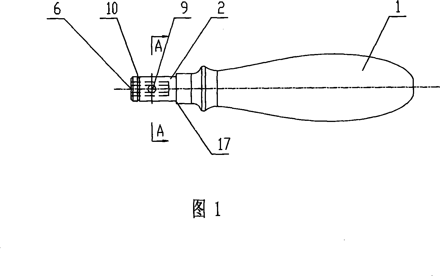 Reamer with rapid changing knife rod