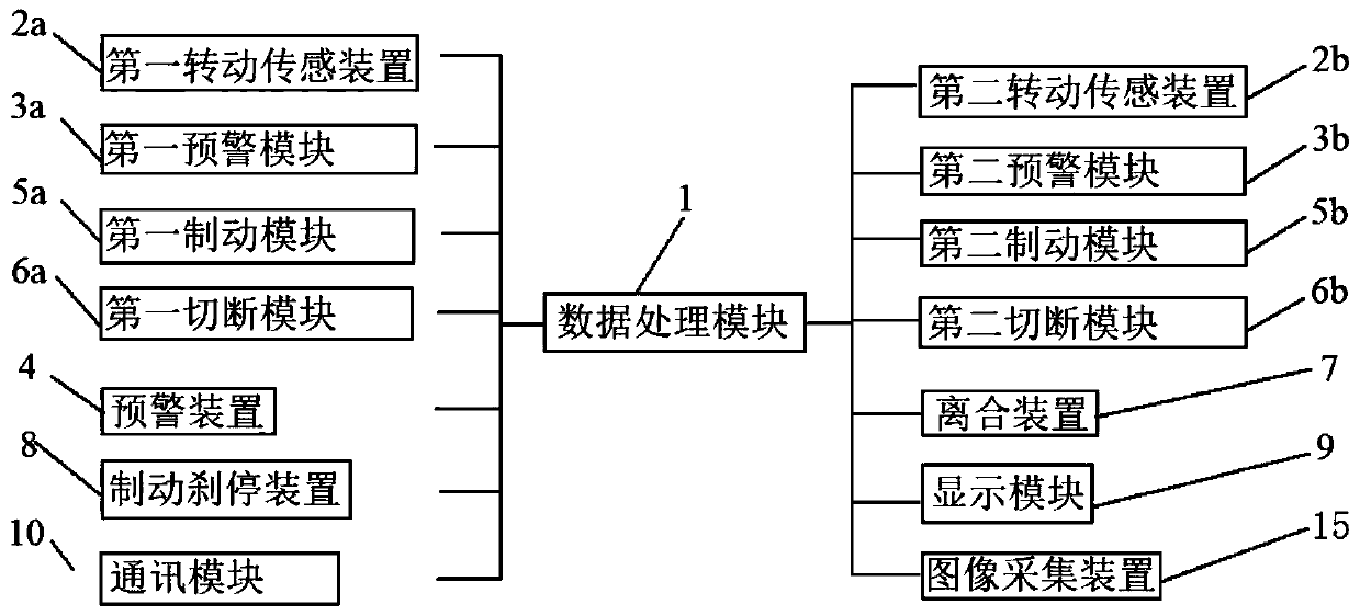 Fixed crane boom anti-collision system and crane