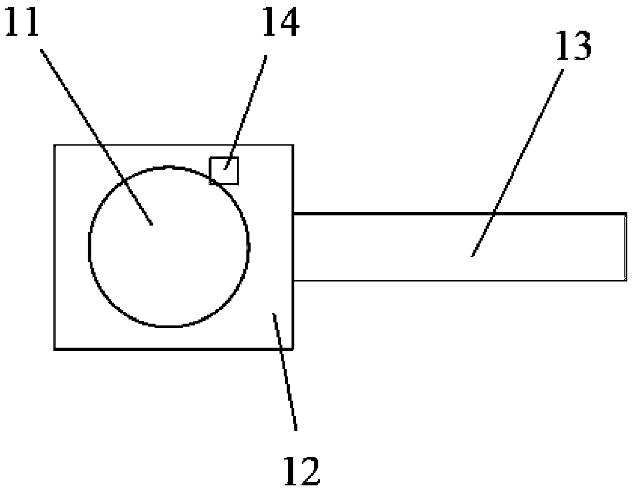 Fixed crane boom anti-collision system and crane