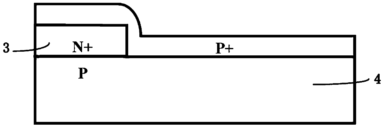 A silicon carbide bipolar junction transistor