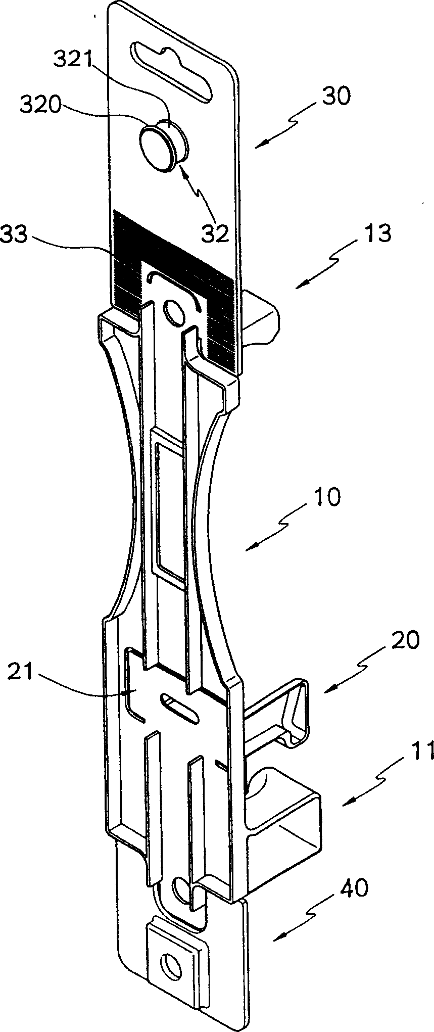 Multifunctional anti-theft packaging body structure