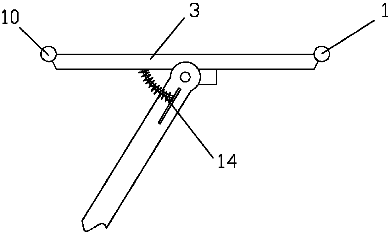 Charging device for electric automobile during driving process