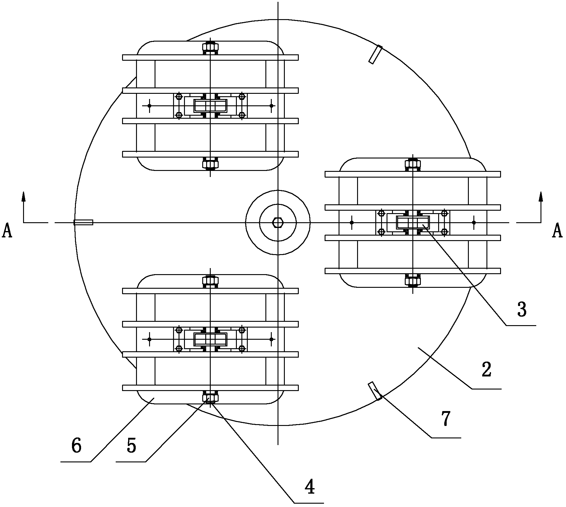 Non-joint wire embedding device for random-embedded windings of large-power motor stator and wiring method