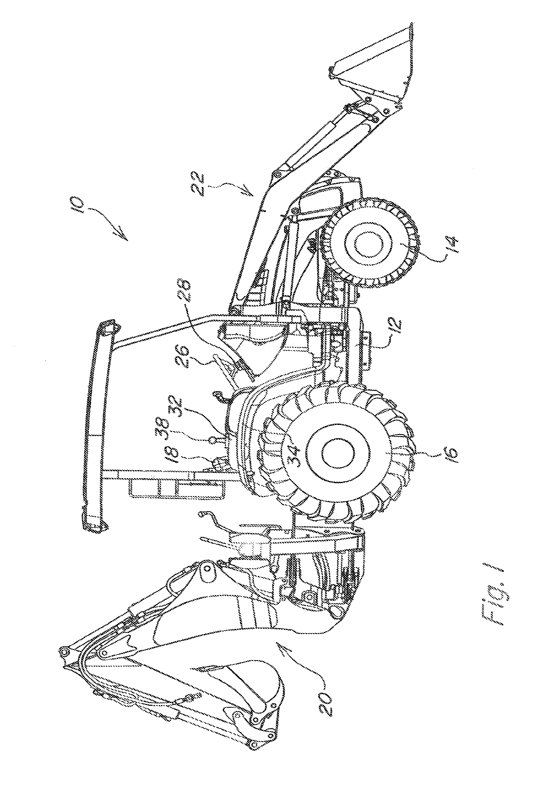 Creep steering control system operable from rearward-facing position
