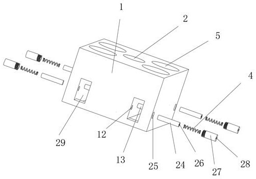 Anti-falling structure for oblique photogrammetry unmanned aerial vehicle