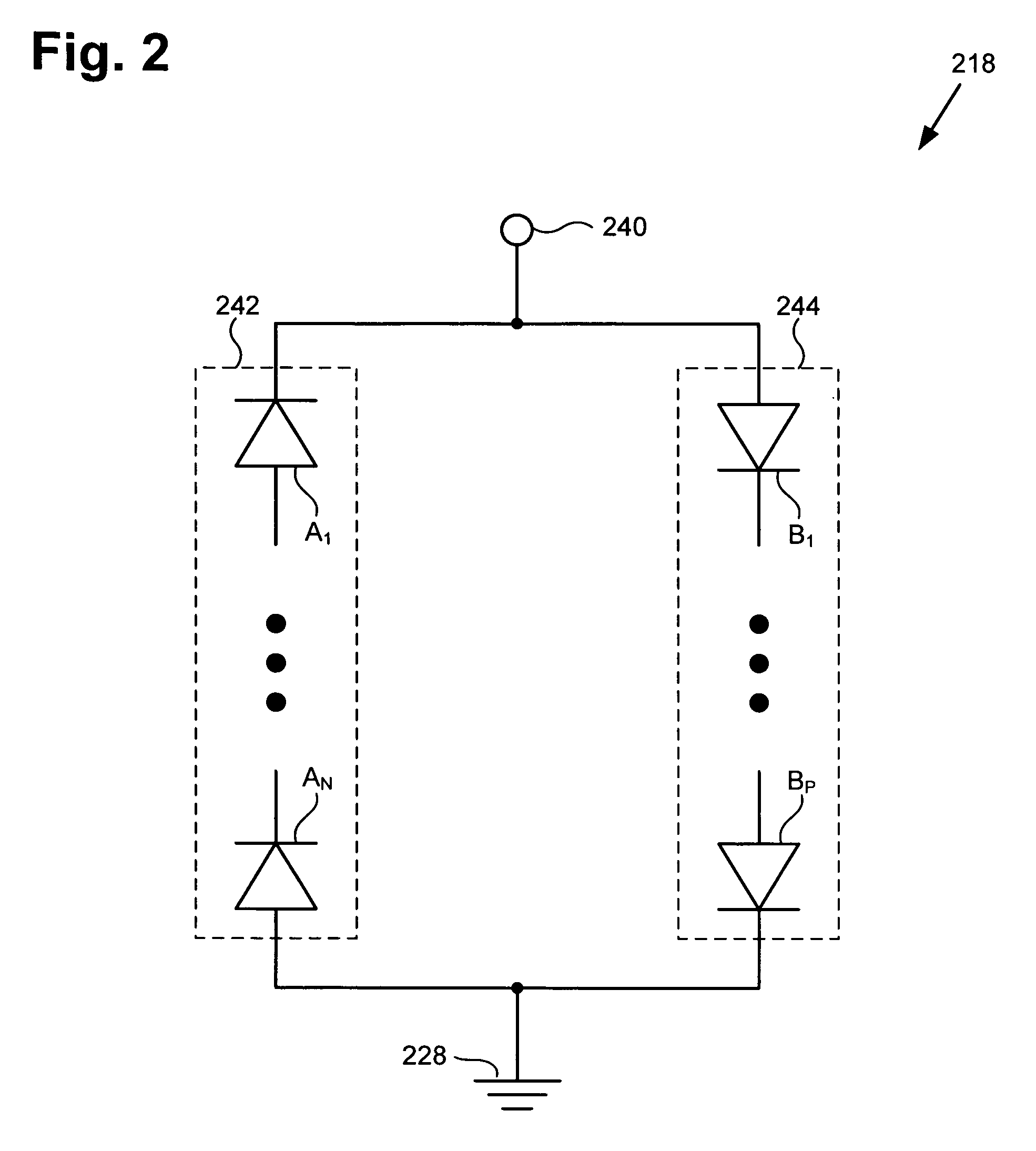 Balanced amplifier with protection circuit