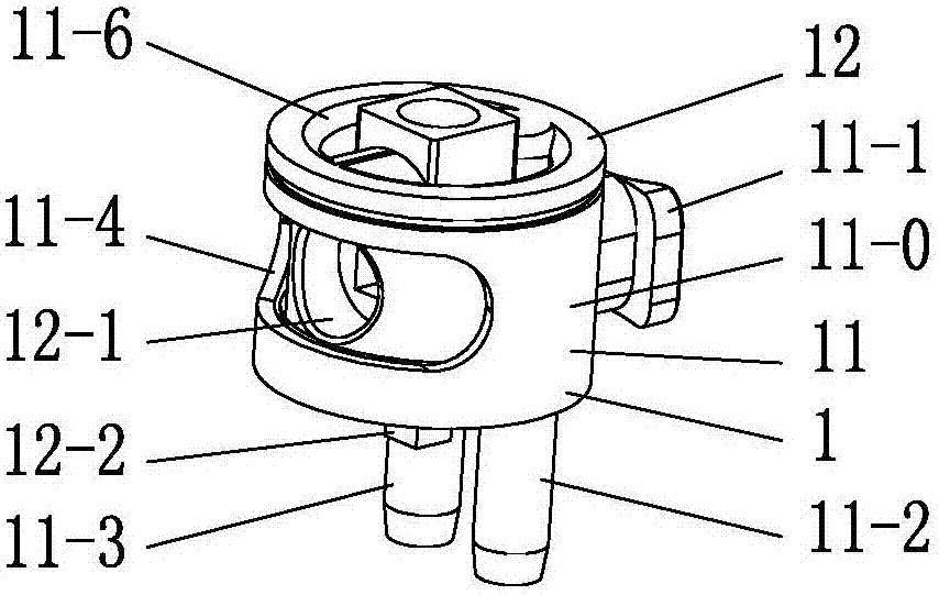 Anti-blocking type valve of flush-suction device and flush-suction device