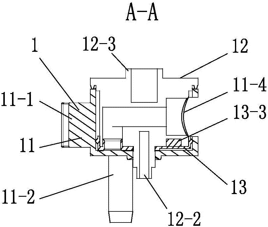 Anti-blocking type valve of flush-suction device and flush-suction device