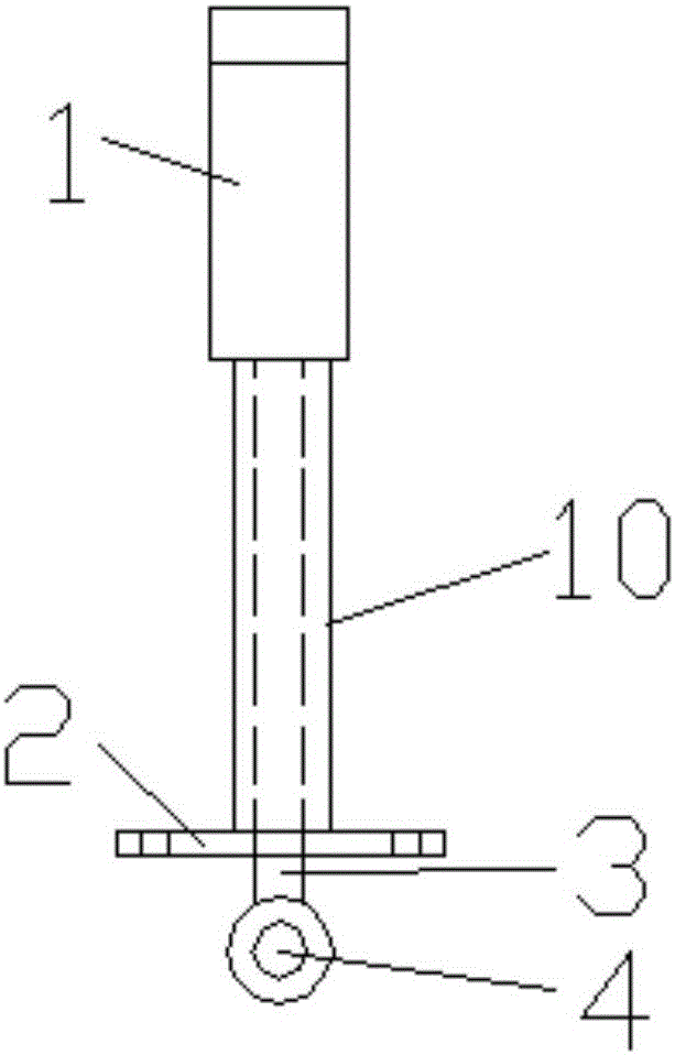 Vehicle self-jacking device