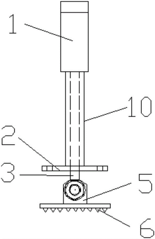 Vehicle self-jacking device