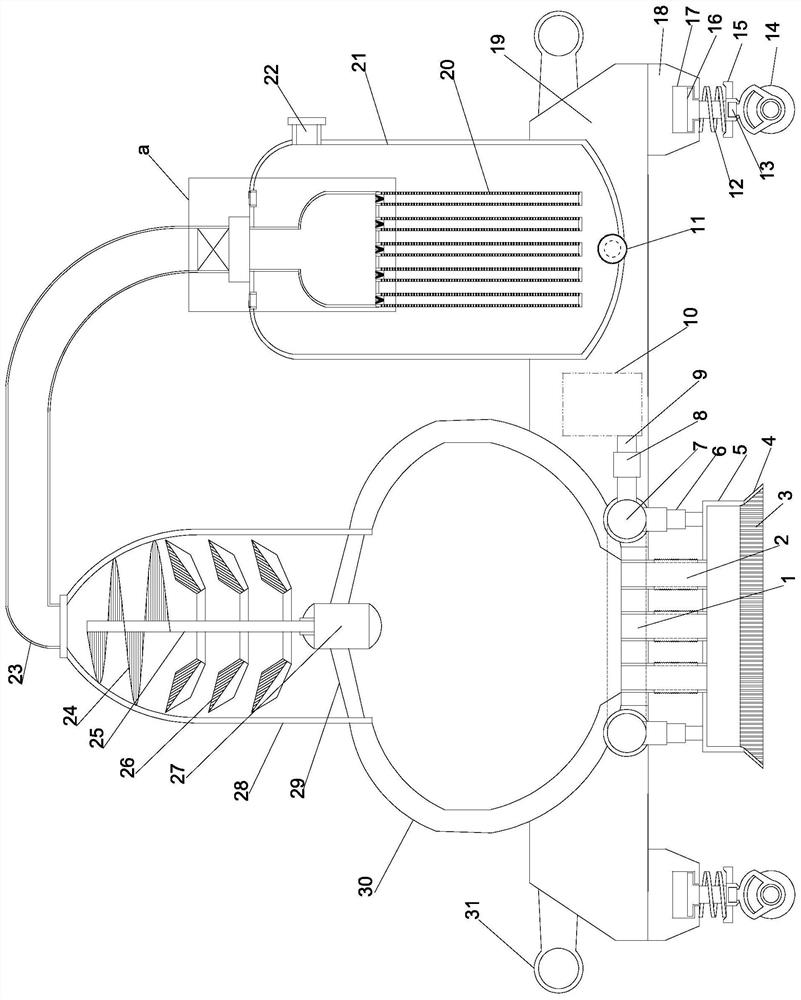 Clearance adjustable deashing device for building construction