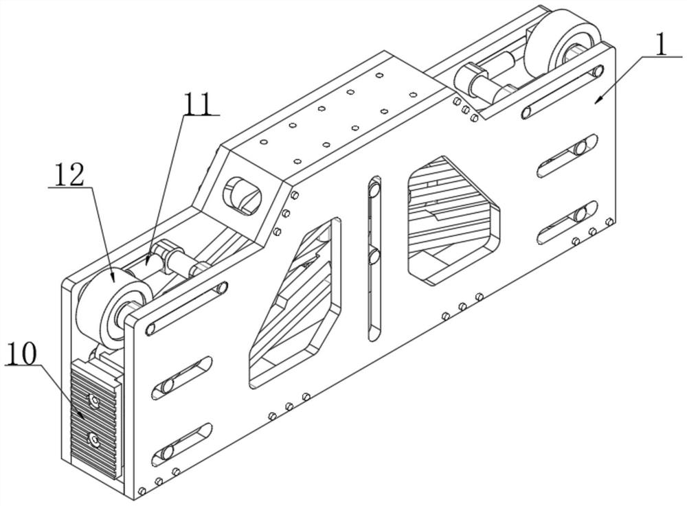 Universal electromagnetic self-locking type bilateral guide rail brake system