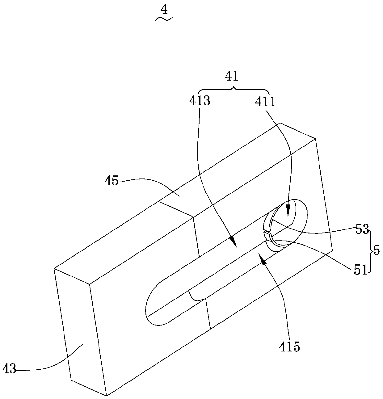 Novel hinge structure and automotive using same