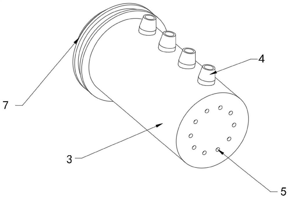 Novel soil column barrel of soil moisture lysimeter