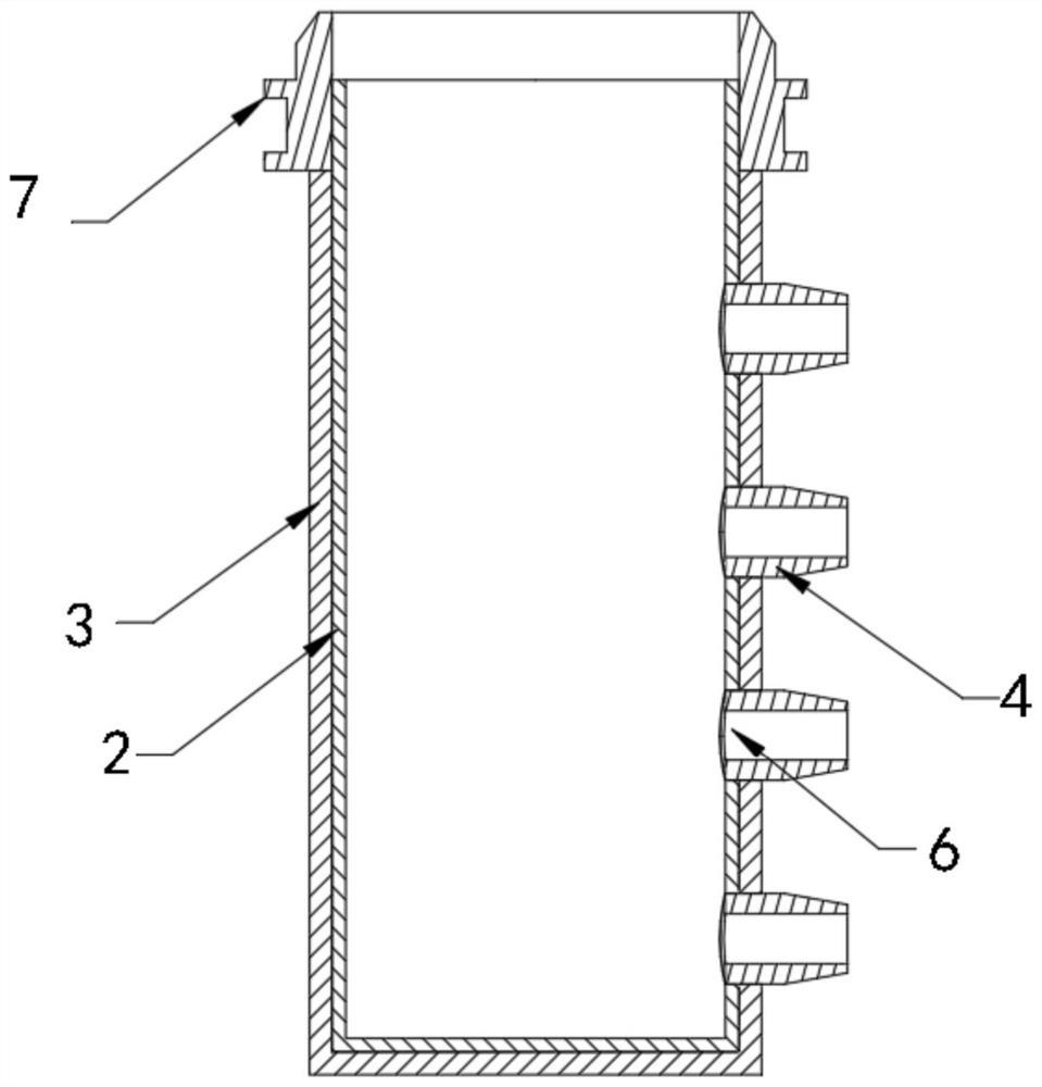 Novel soil column barrel of soil moisture lysimeter