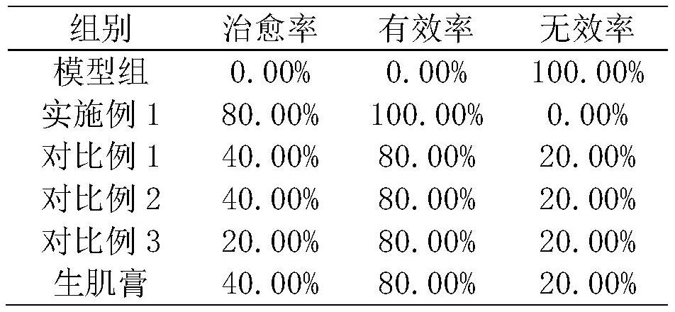 A medicinal composition for treating bedsores and its preparation method and use