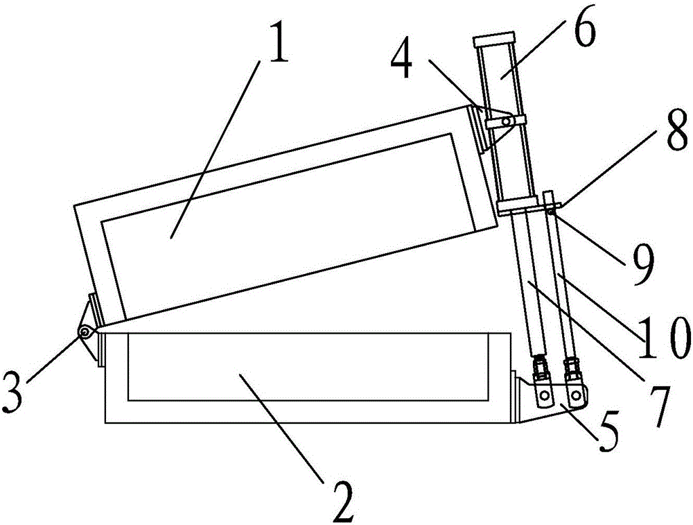 Flip type drying oven