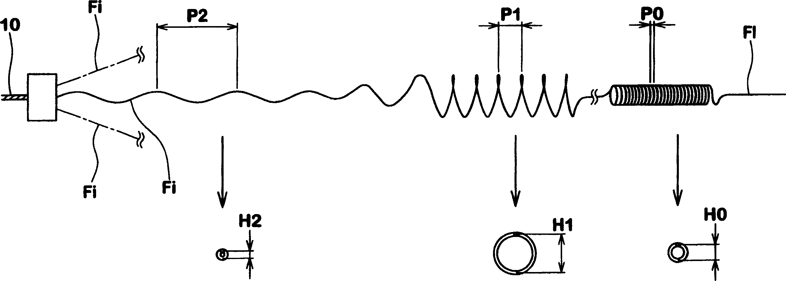 Steel cord, its production method and inflatable tyre containing said steel cord