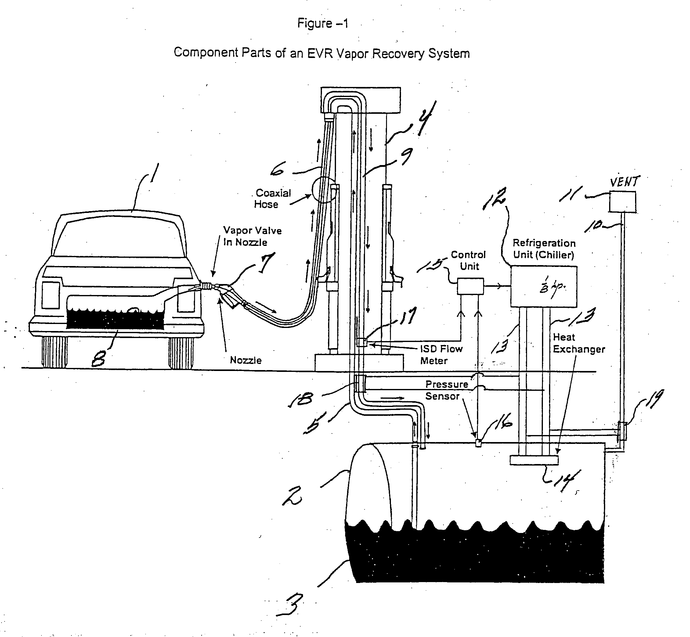 Enthalpy extractor for hydrocarbon vapors