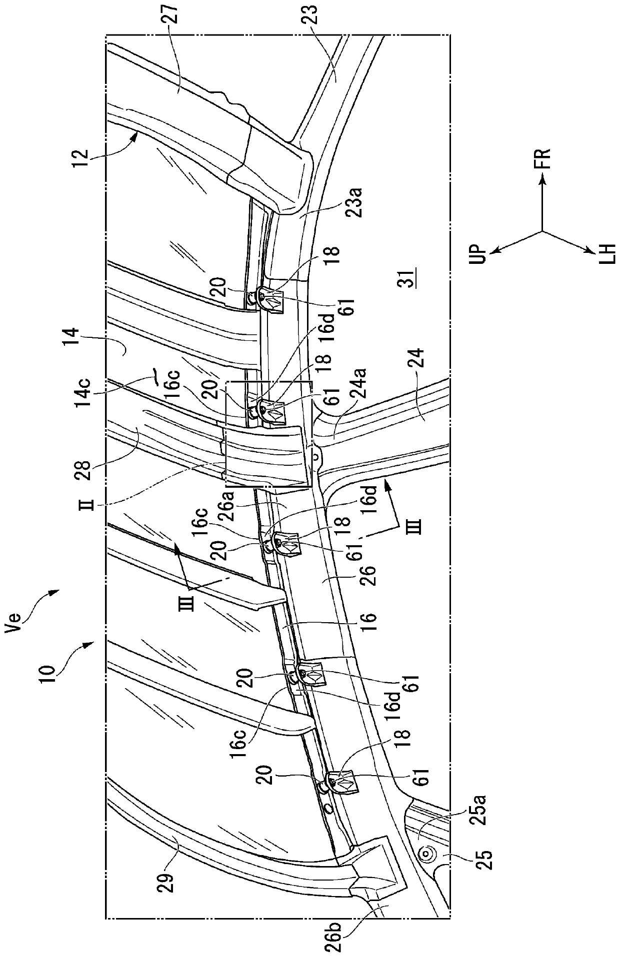 Article fixation apparatus and article fixation structure assembly method