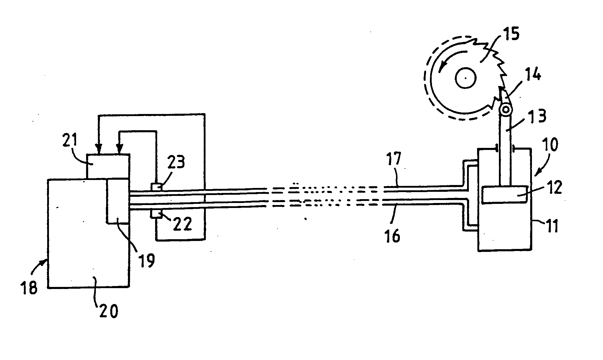 Method for controlling a hydraulic piston/cylinder unit