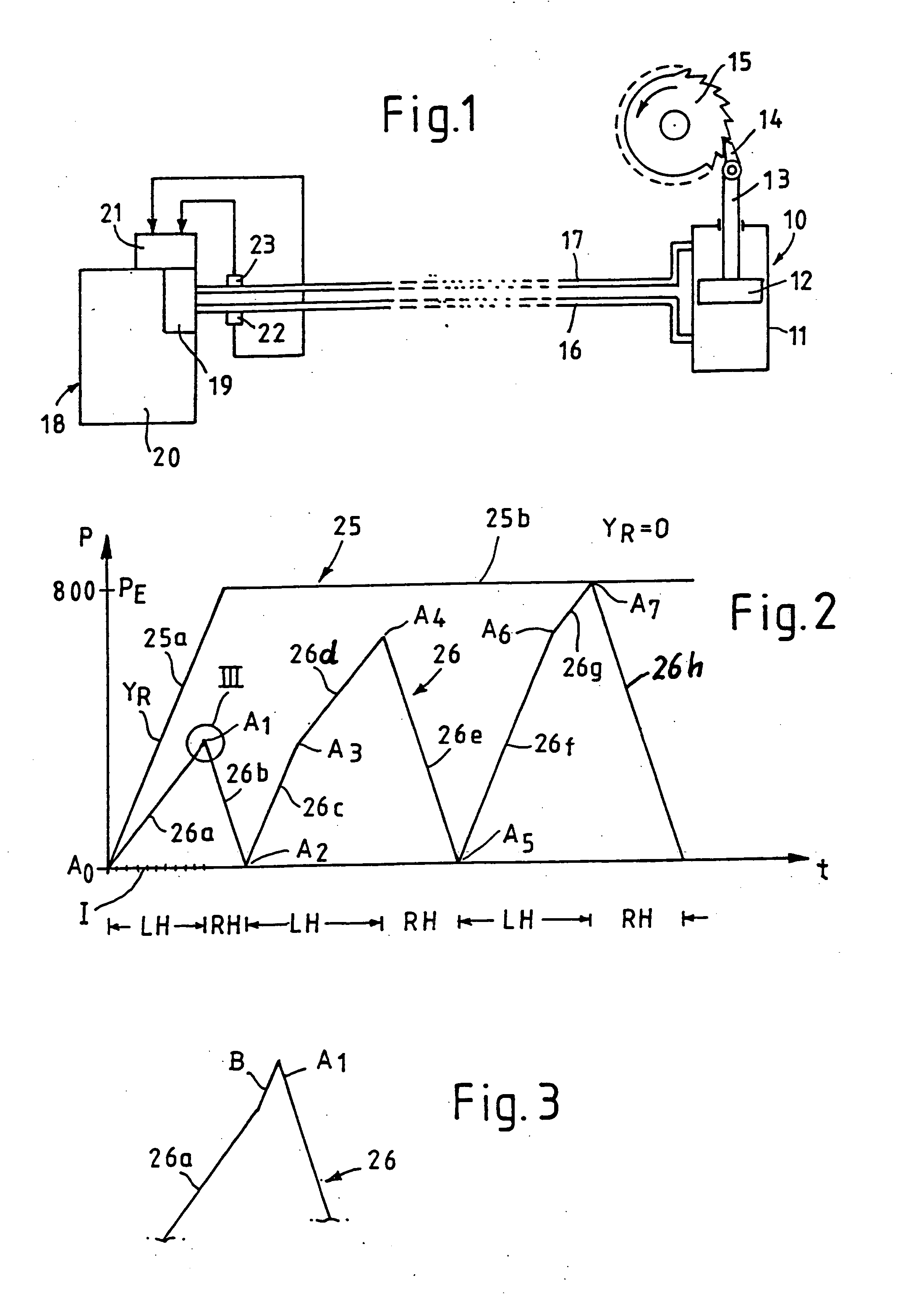 Method for controlling a hydraulic piston/cylinder unit