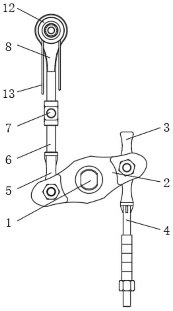 Eccentric gravity type yarn tension mechanism used in winding machine