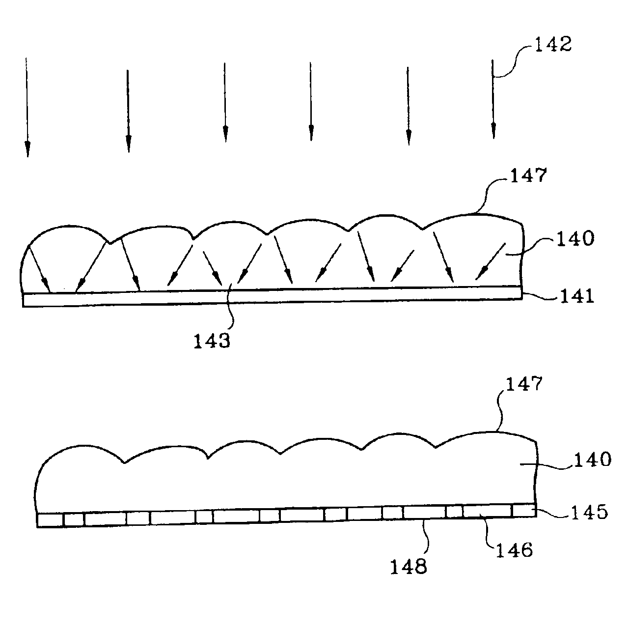 Display screen and method of manufacture therefor