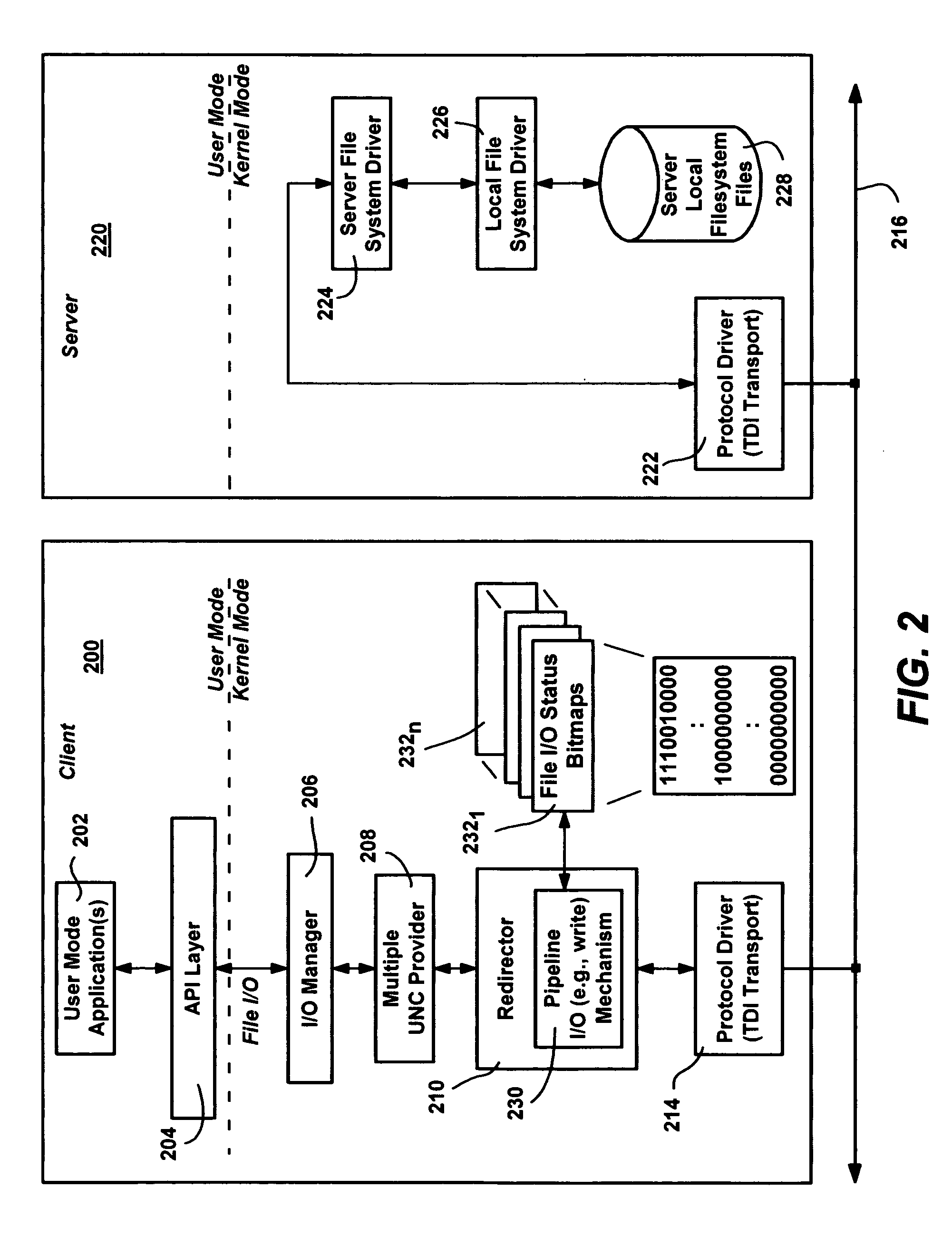 System and method of pipeline data access to remote data