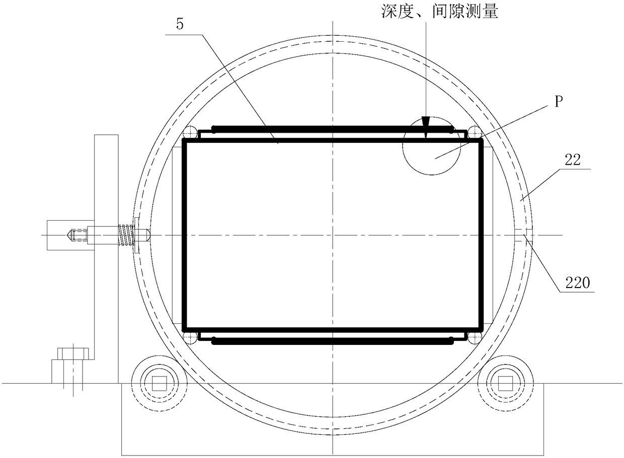 Detection device for press-mounting quality of bearing sealing device